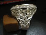 hand made engraving wedding ring