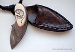 Albert custom knives,scrimshaw,bulino